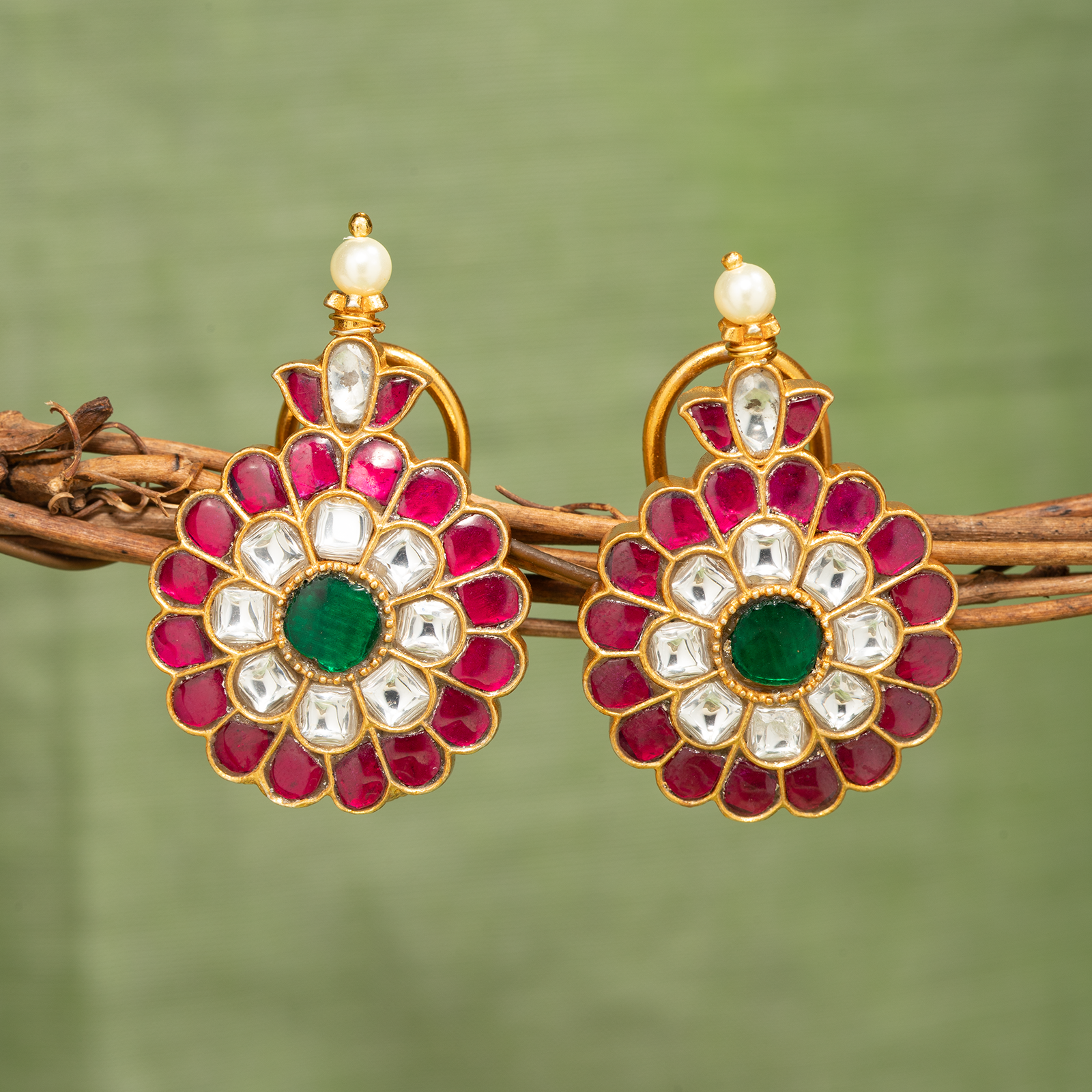 Thamarai Mugam Earrings